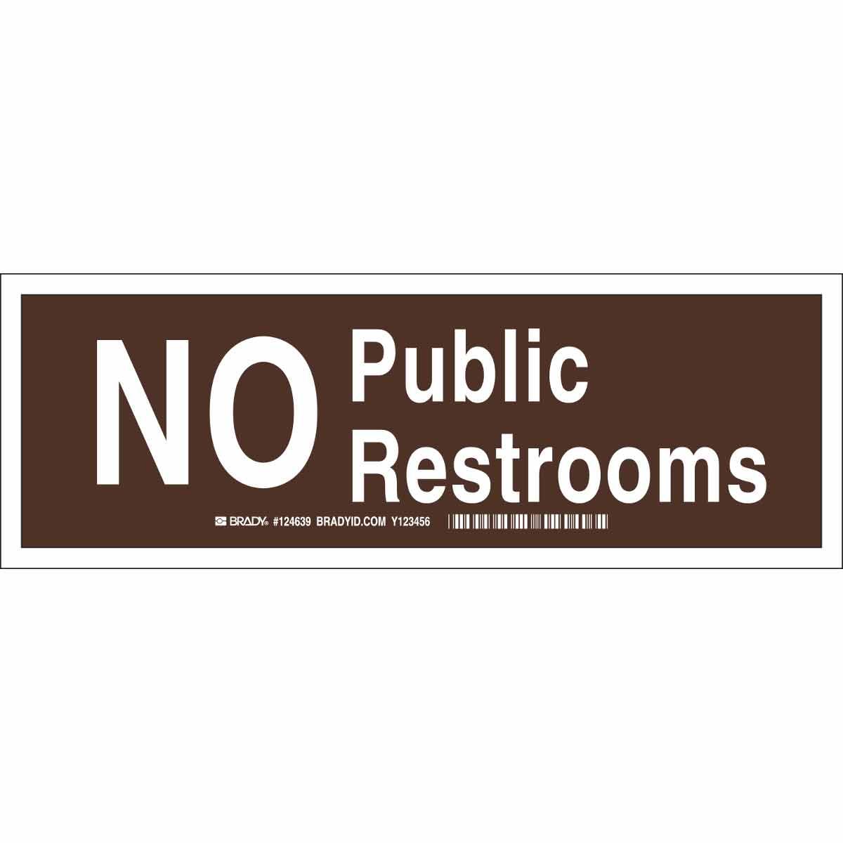 Brady® 124638 Office & Facility Signs