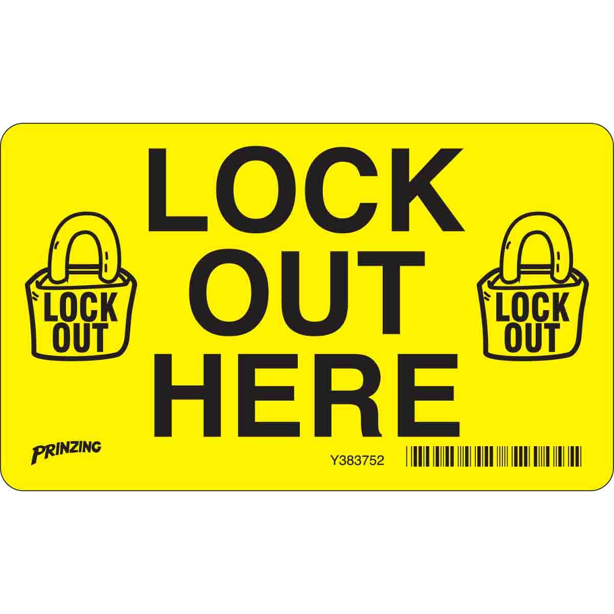 Brady® LOSV14 Safety & Facility Labels