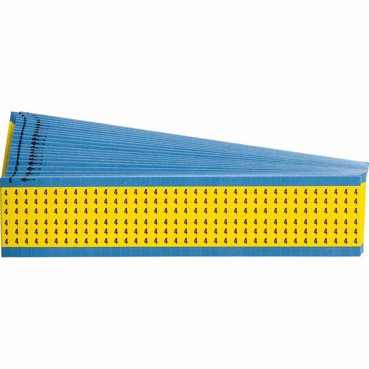 Brady® WM-4-YL-PK Wire Marker Cards