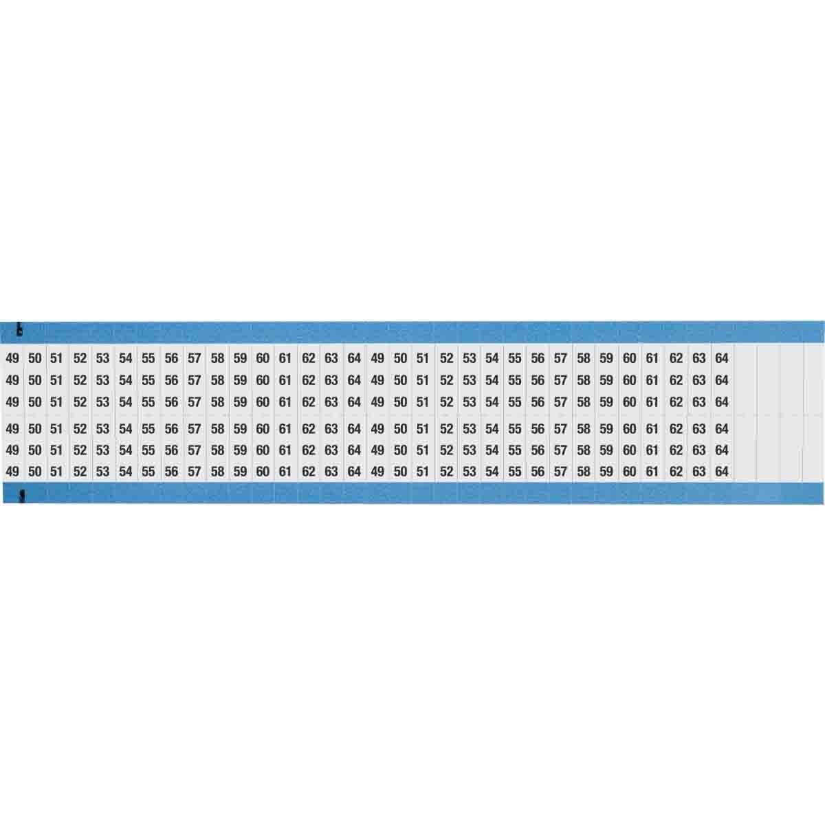 Brady® WM-49-64-DC-SC-PK Wire Marker Cards