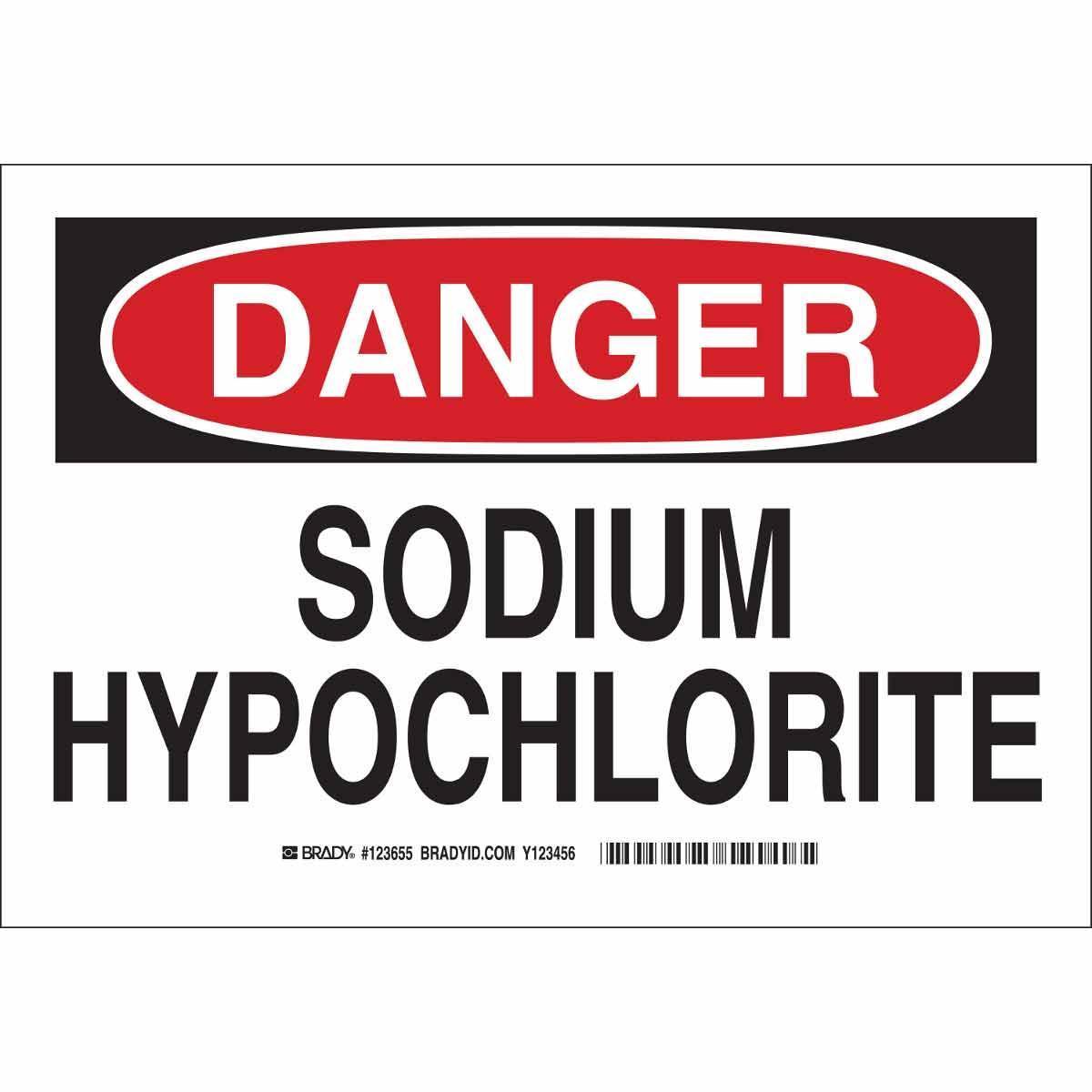 Brady® 123653 Chemical & Hazardous Material Signs
