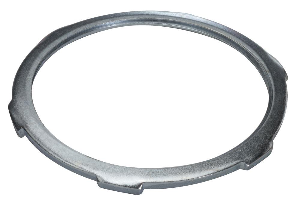 Southwire - Topaz 290 Conduit Locknut, 4-8, For Use With Rigid Conduit, Steel, Zinc Plated