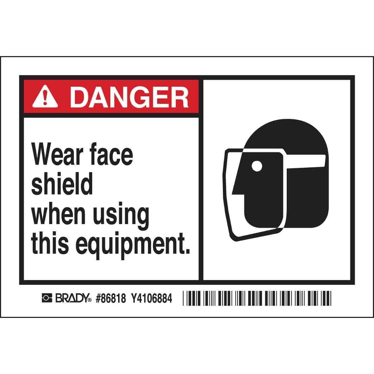 Brady® 86818 Safety & Facility Labels