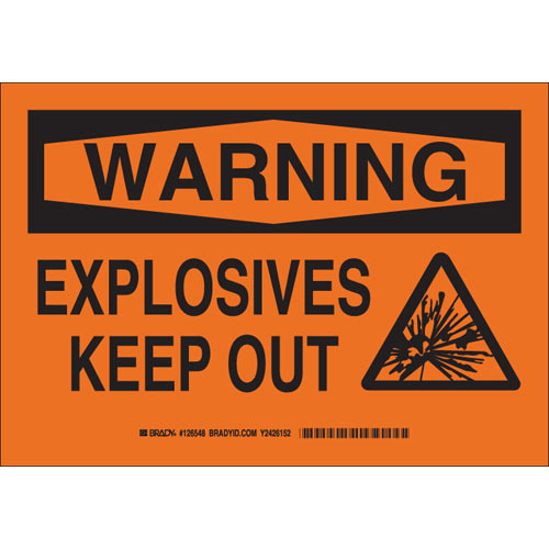 Brady® 126551 Chemical & Hazardous Material Signs