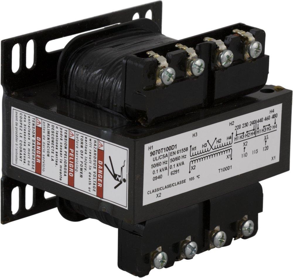 Square D™ 9070T100D65 Control Transformers