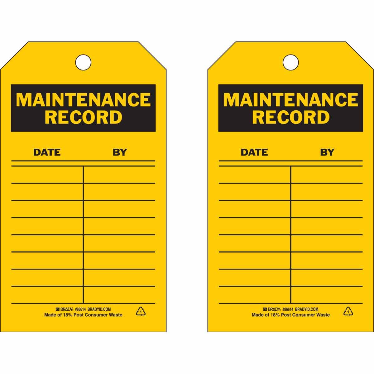 Brady® 86724 Safety & Facility Tags