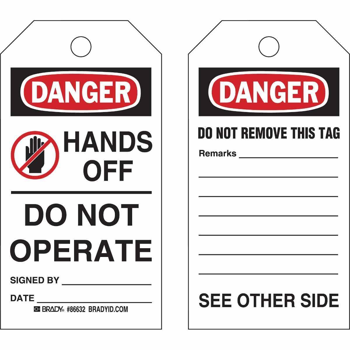 Brady® 86632 Safety & Facility Tags