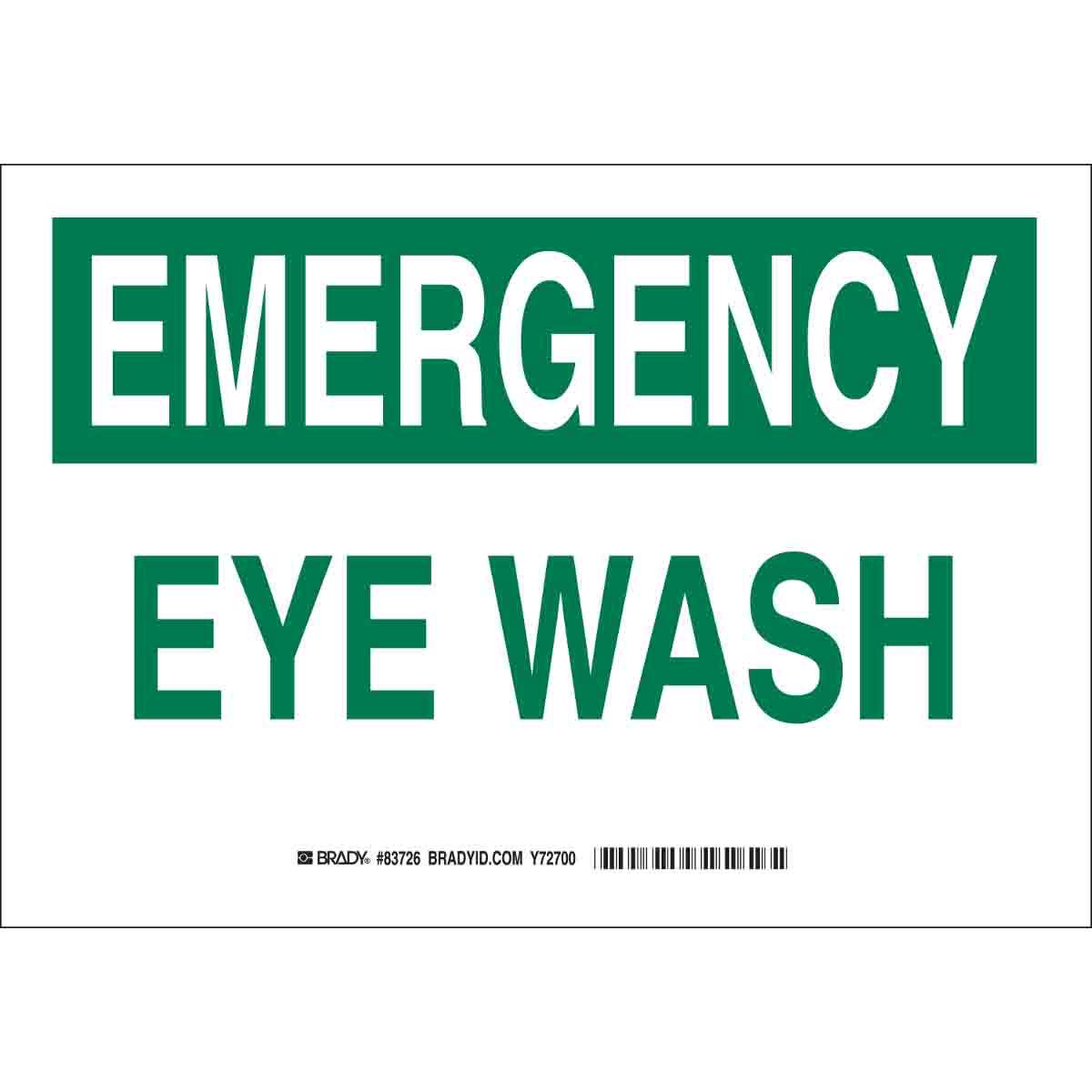 Brady® 83726 Fire, Emergency, Exit & First Aid Signs