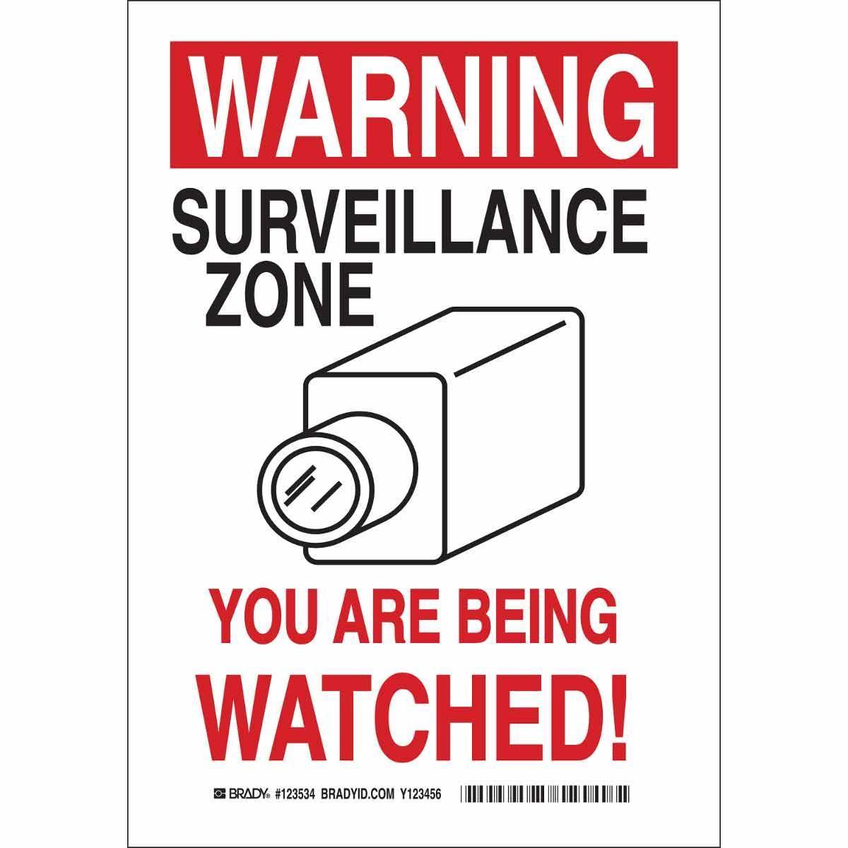 Brady® 123535 Access & Security Signs