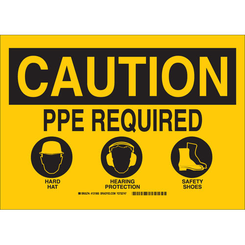 Brady® 131963 Accident Prevention Signs
