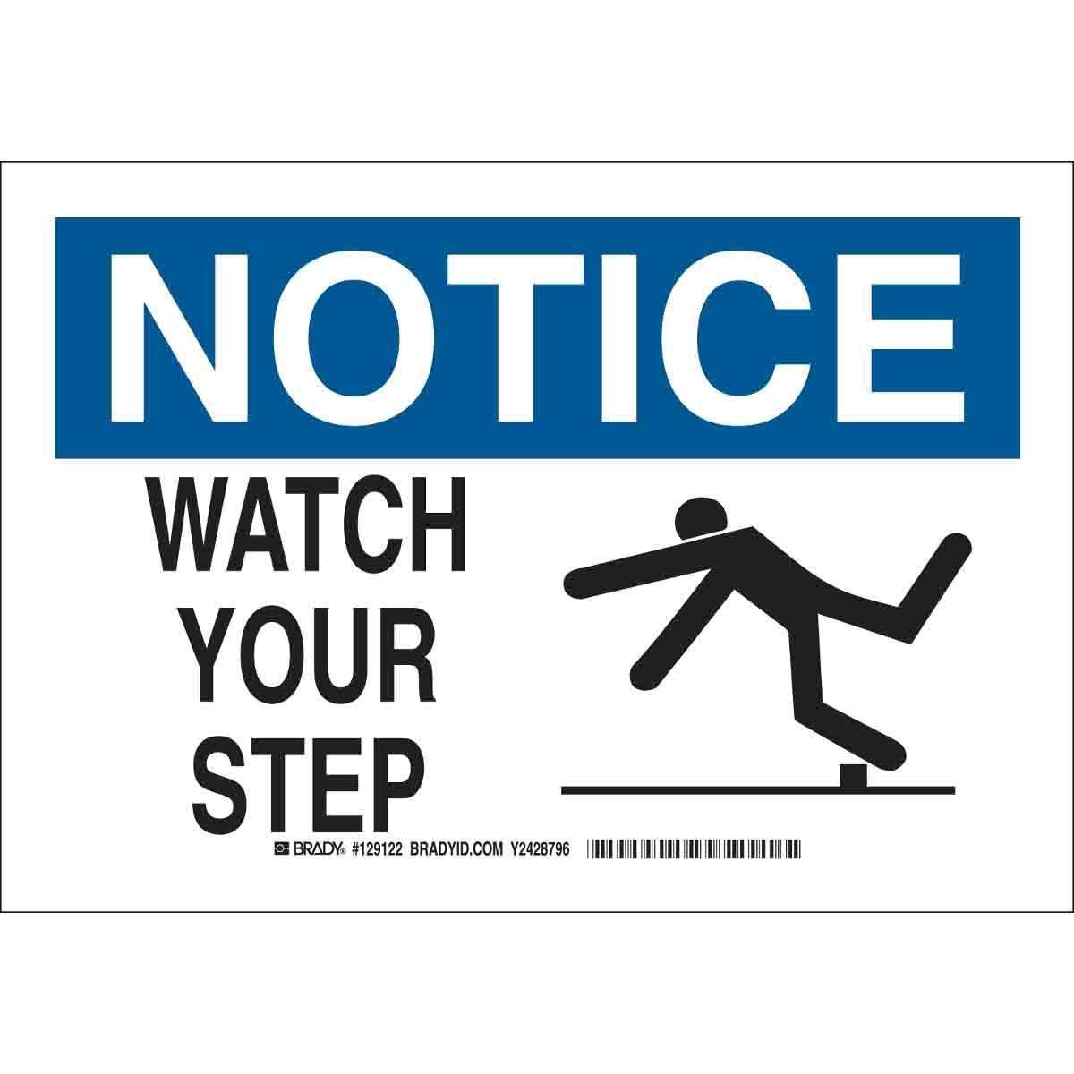 Brady® 129123 Accident Prevention Signs