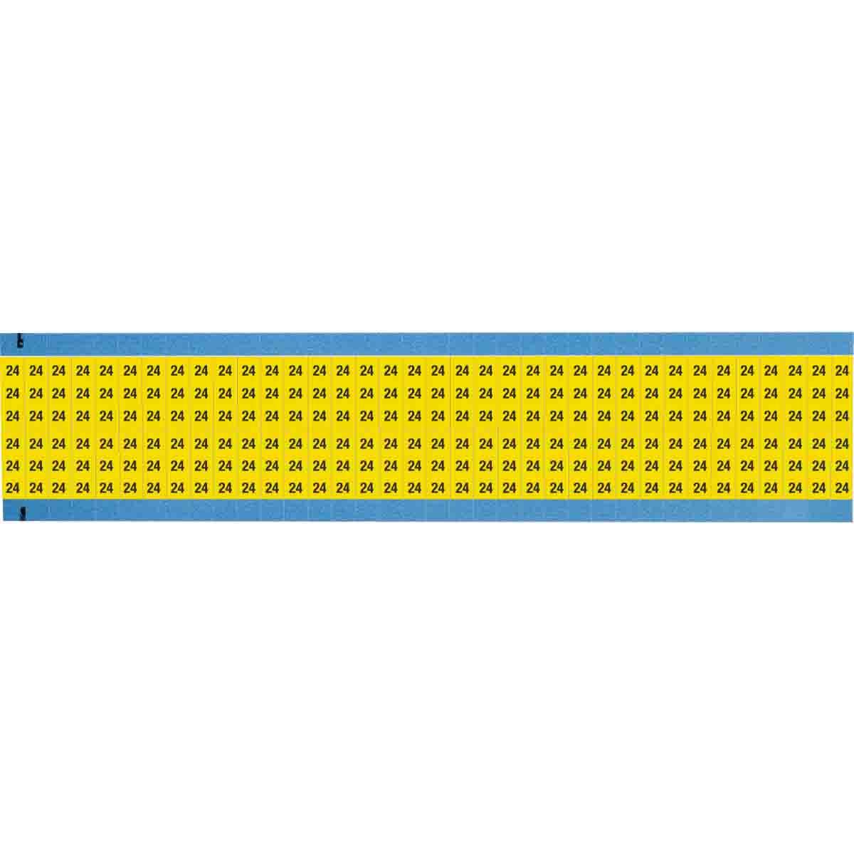 Brady® WM-24-YL-SC-PK Wire Marker Cards