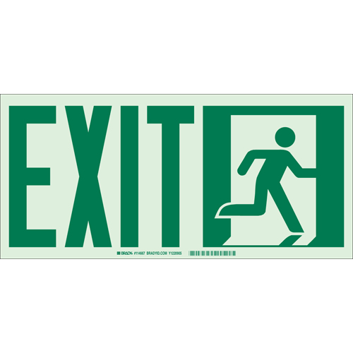 Brady® 114669 Fire, Emergency, Exit & First Aid Signs