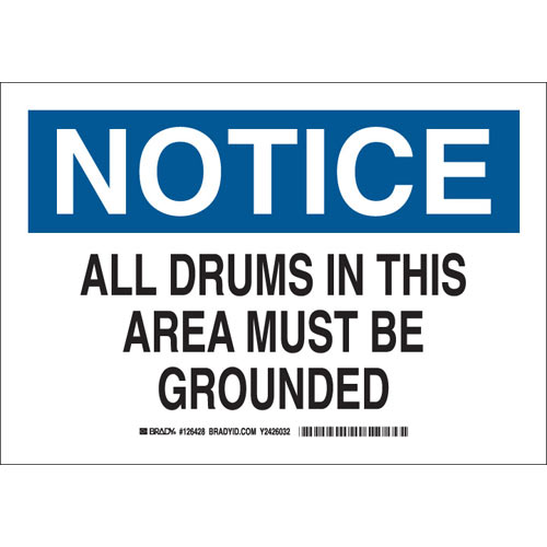 Brady® 126429 Chemical & Hazardous Material Signs
