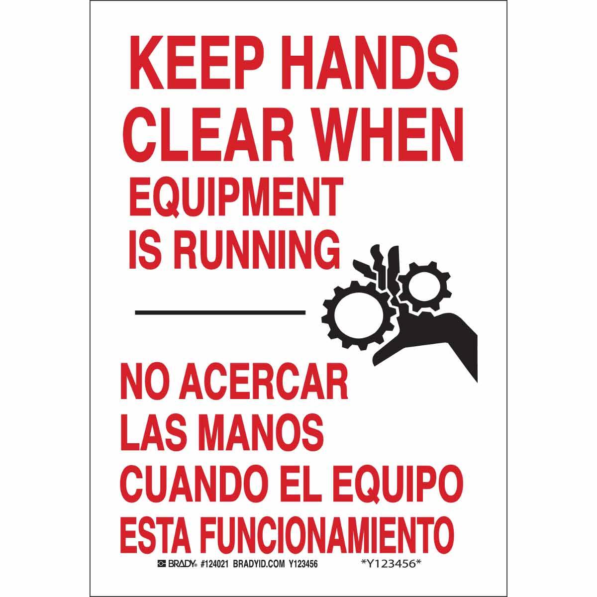 Brady® 124019 Accident Prevention Signs