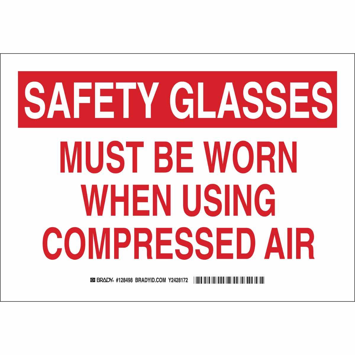 Brady® 128499 Accident Prevention Signs