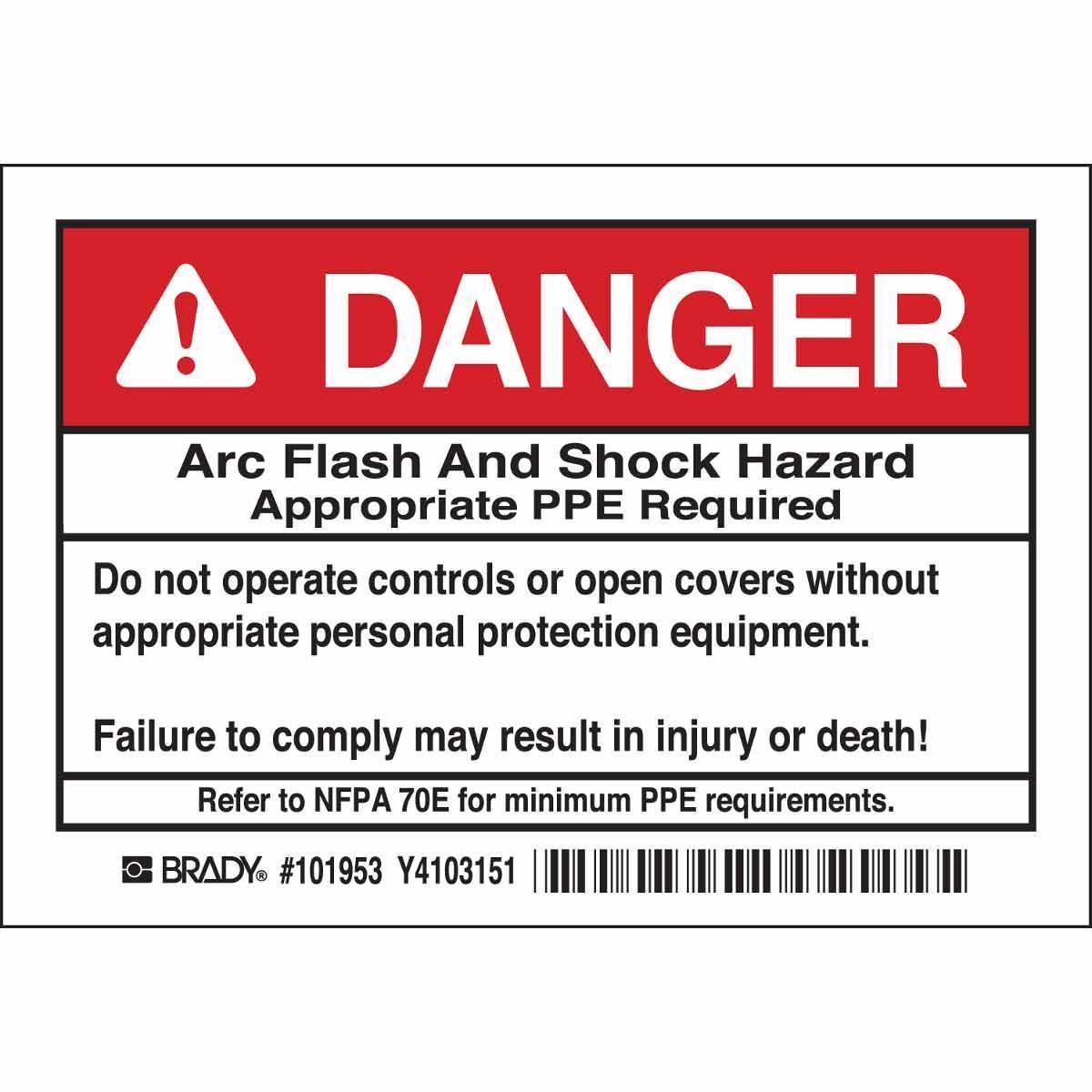 Brady® 101953 Safety & Facility Labels