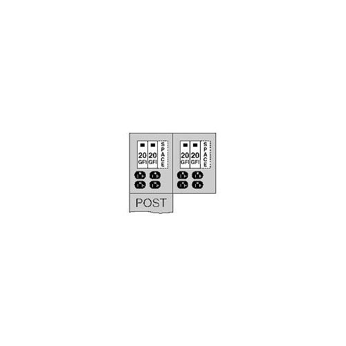 Midwest® U011GB6 Unmetered Power Outlet Pedestals