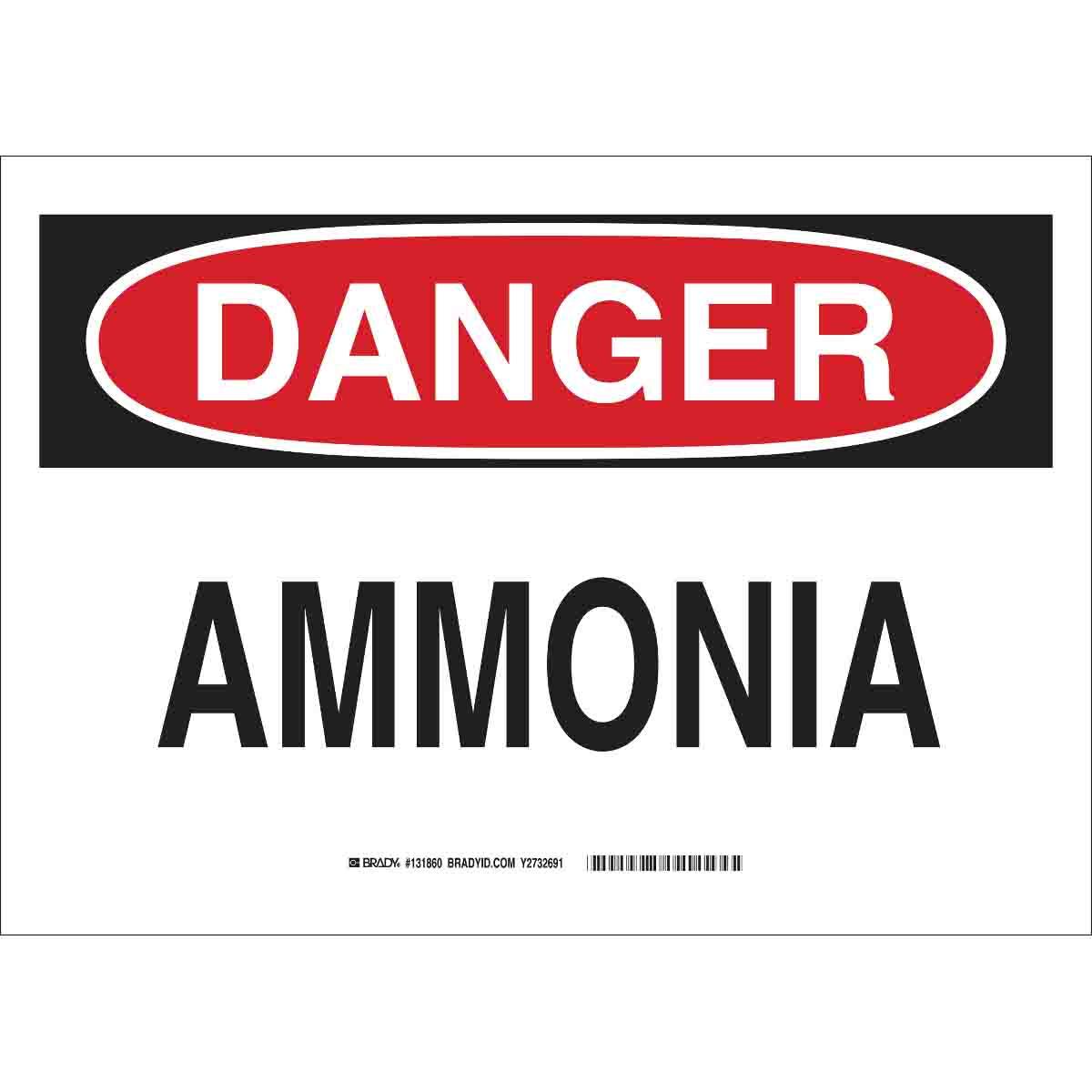 Brady® 131861 Chemical & Hazardous Material Signs