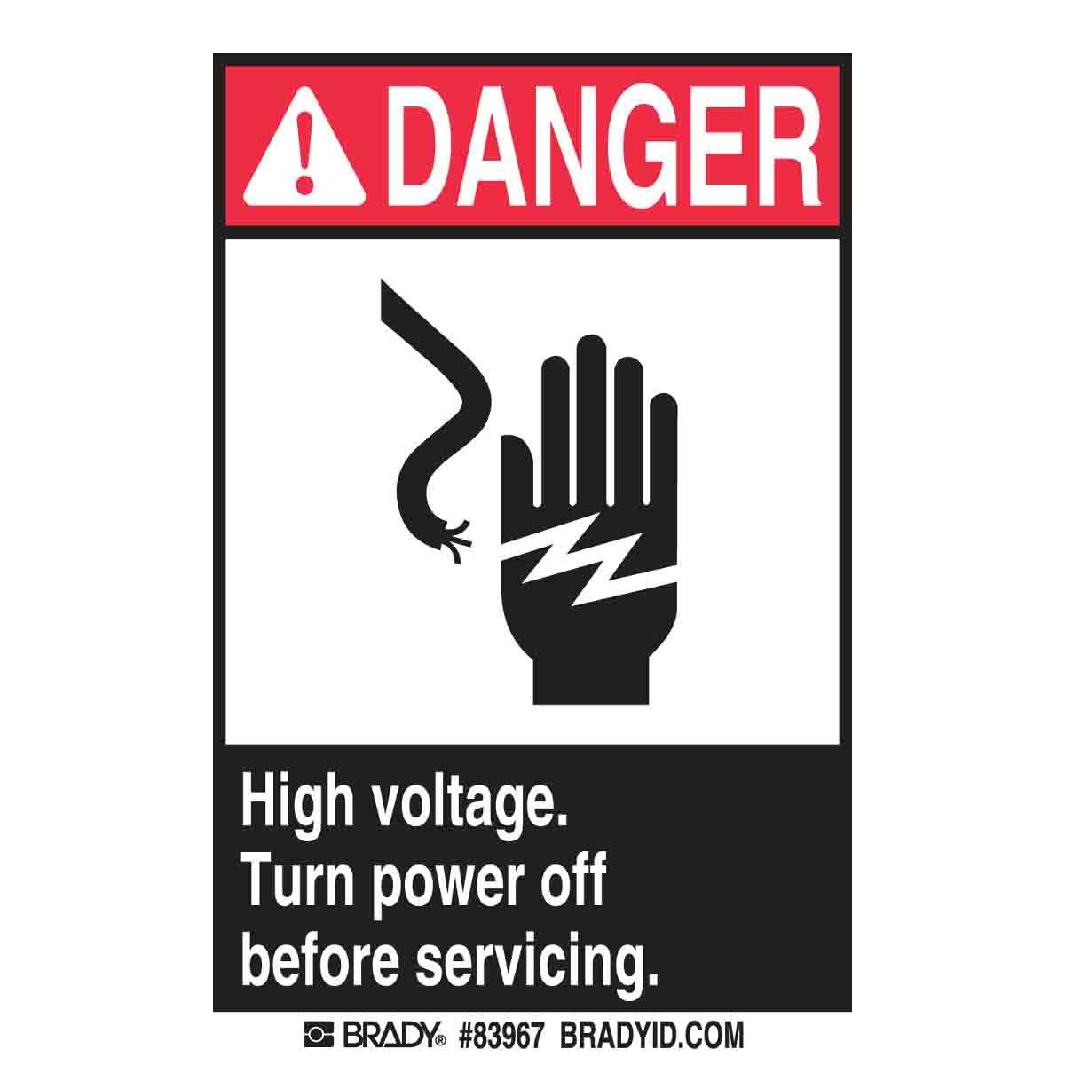 Brady® 83967 Accident Prevention Signs