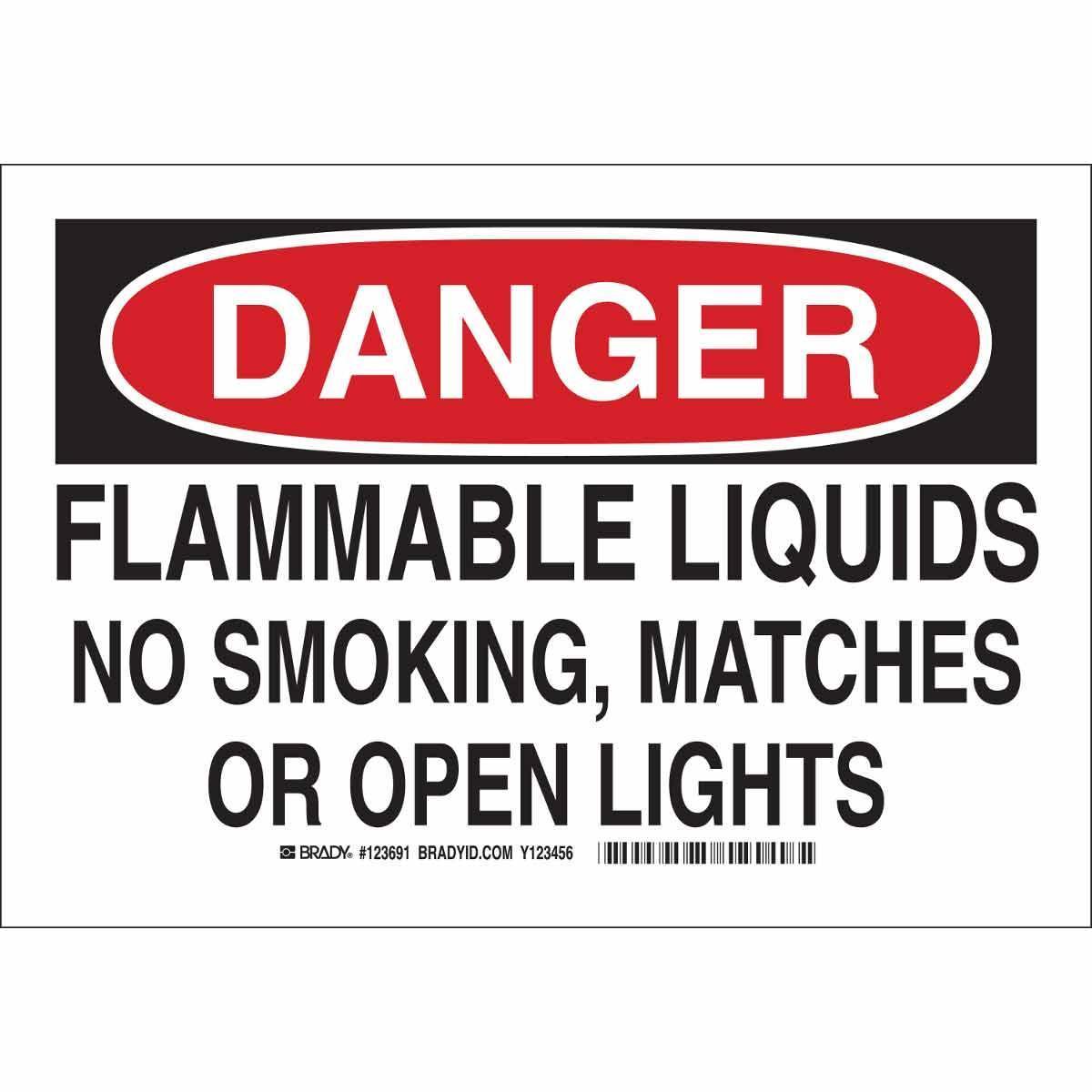 Brady® 123694 No Smoking & Restricted Activity Signs