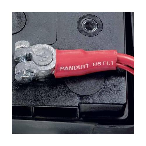 Panduit® Wet-Shrink™ HST0.4-3-QY VW-1 Adhesive Lined Cross Linked Flame-Retardant Heat Shrink Tubing, 0.4 in ID Expanded, 0.16 in ID Recovered, 0.08 in THK Wall Recovered, 3 in L, Polyolefin, Black