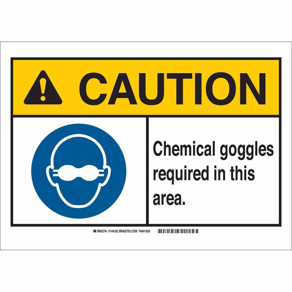 Brady® 144180 Accident Prevention Signs