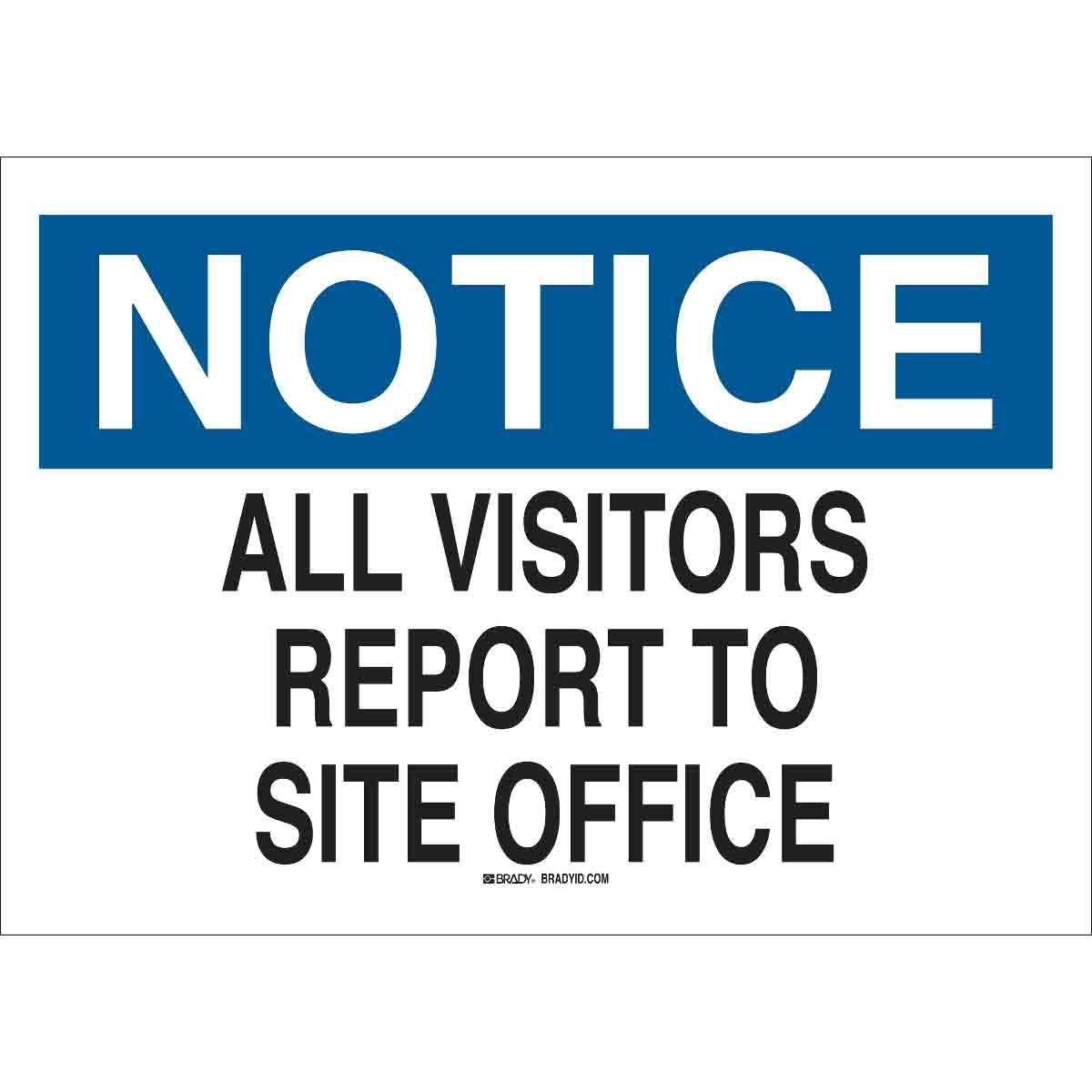 Brady® 78018 Access & Security Signs