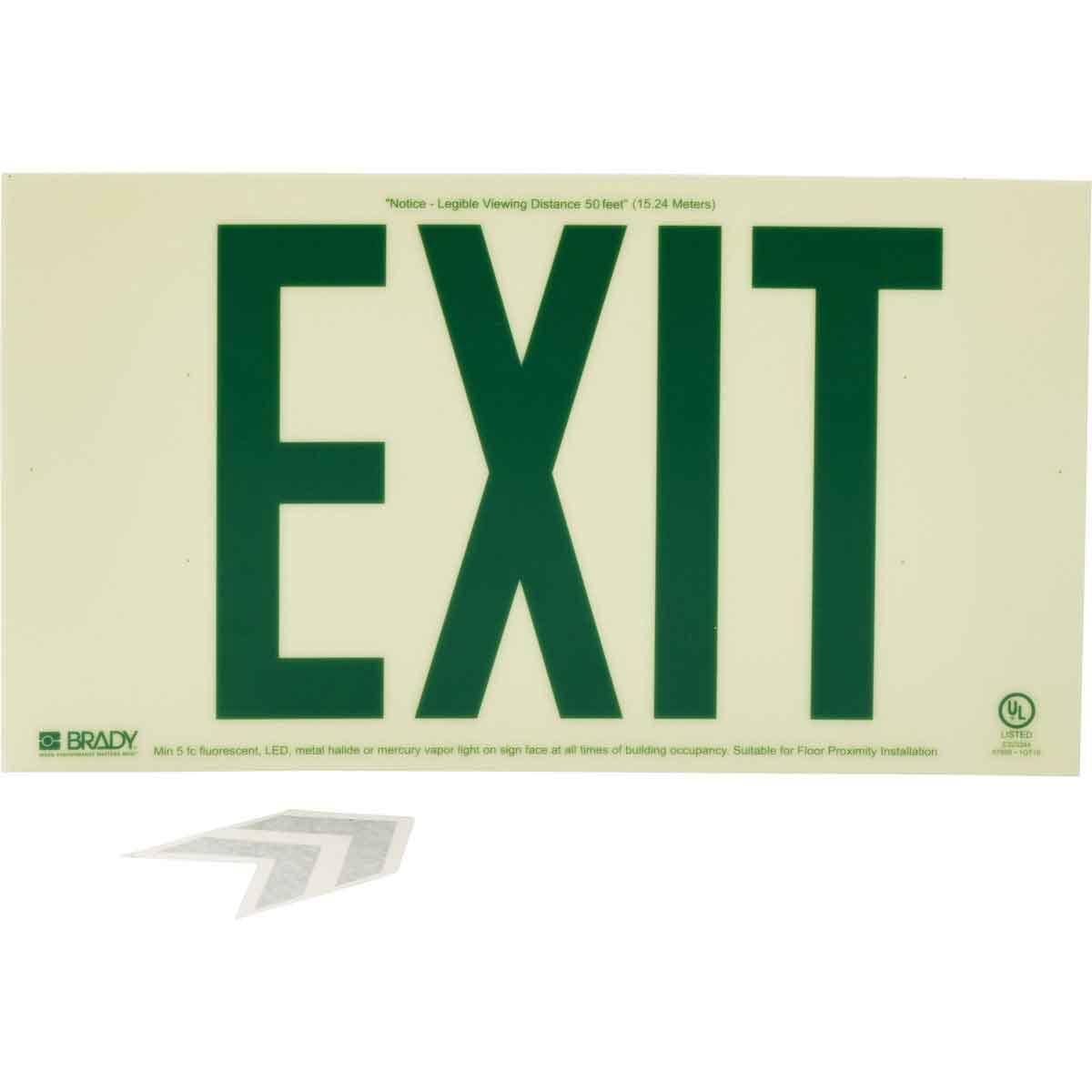 Brady® 87808B Fire, Emergency, Exit & First Aid Signs