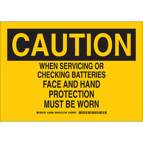 Brady® 126987 Accident Prevention Signs