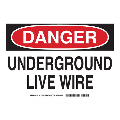 Brady® 127029 Accident Prevention Signs