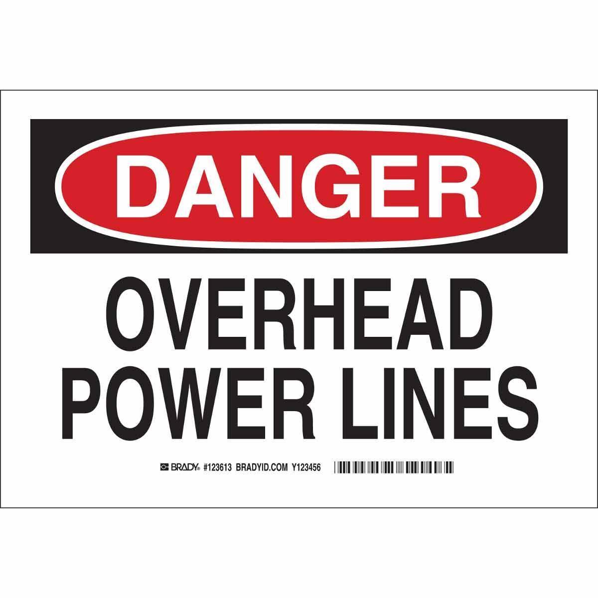 Brady® 123611 Accident Prevention Signs