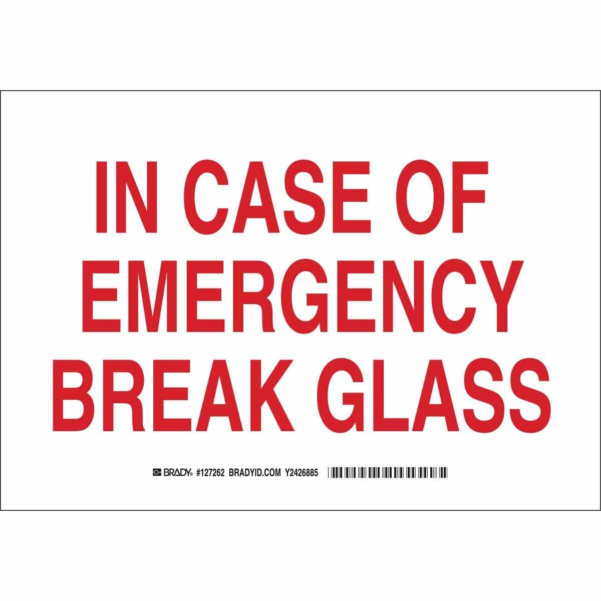 Brady® 127265 Fire, Emergency, Exit & First Aid Signs