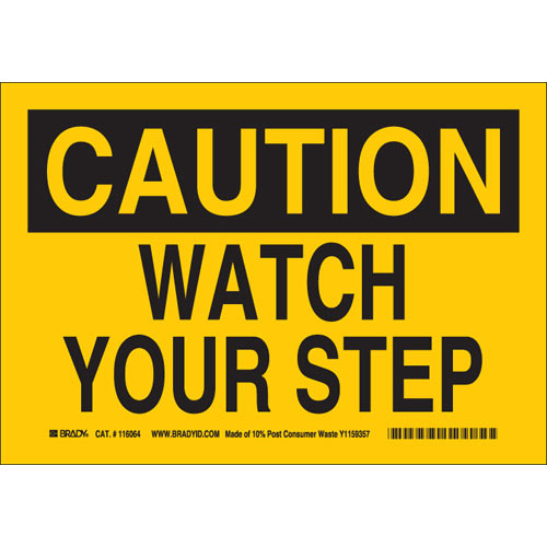 Brady® 118284 Accident Prevention Signs