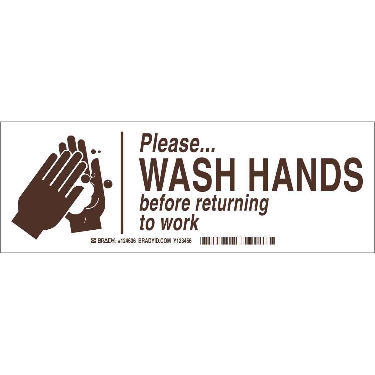 Brady® 124634 Office & Facility Signs