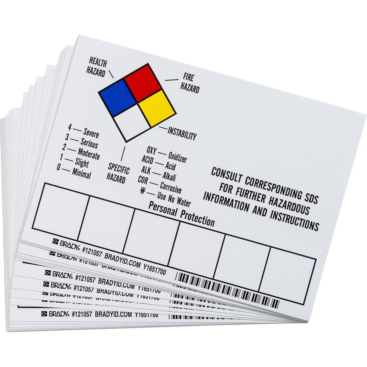 Brady® 121057 Safety & Facility Labels