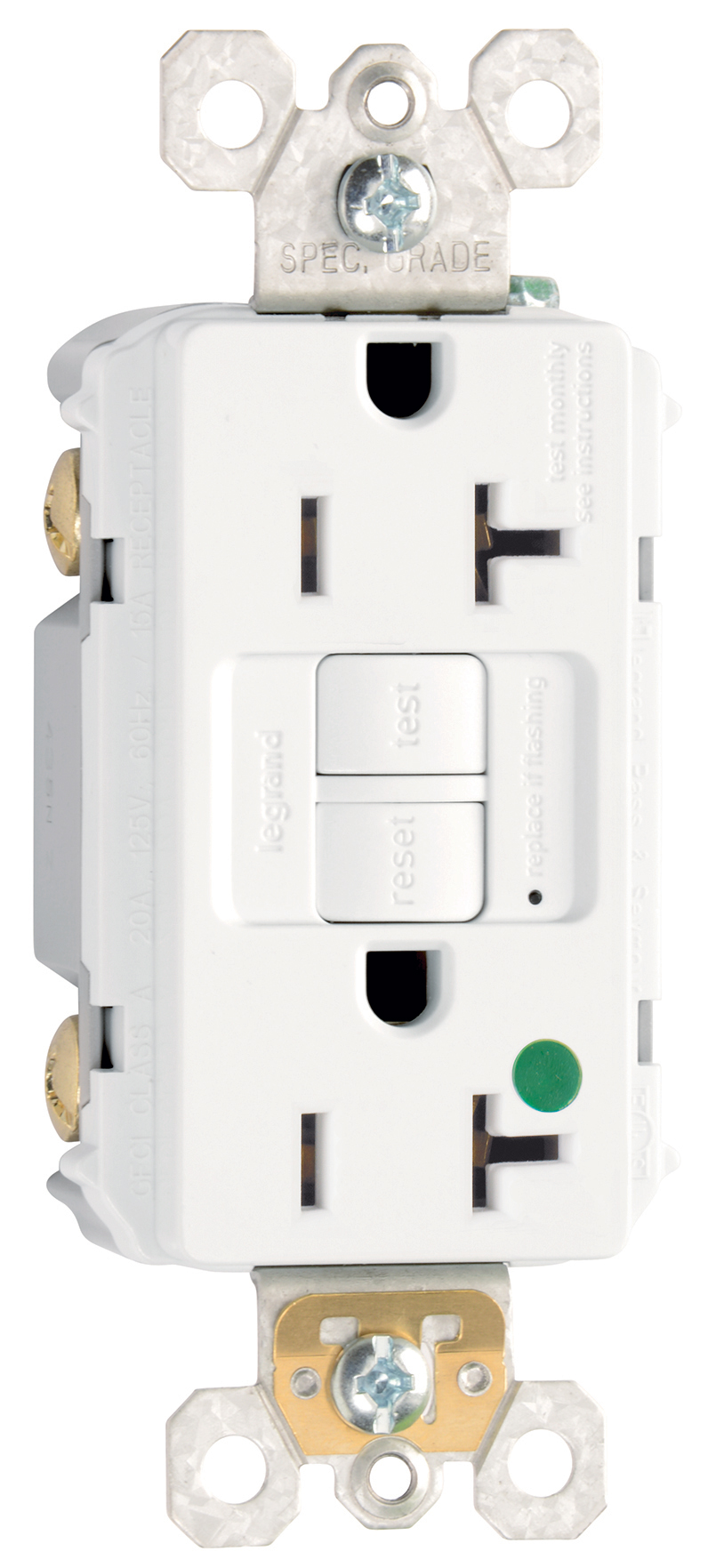 Pass & Seymour® 2097HGNAGRY GFCI Receptacles