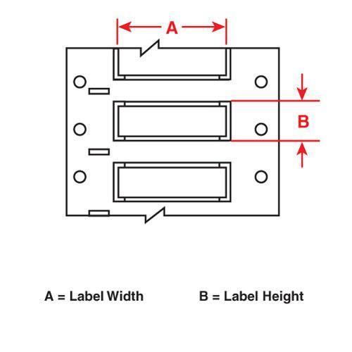 Brady® 2HT-1000-2-PK-S Wire Marker Sleeves