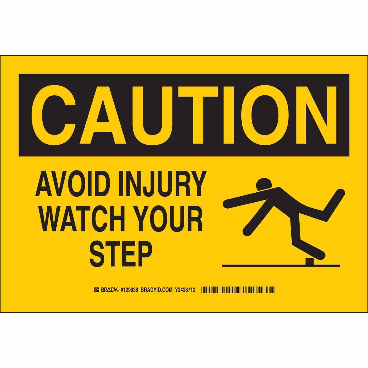 Brady® 129039 Accident Prevention Signs