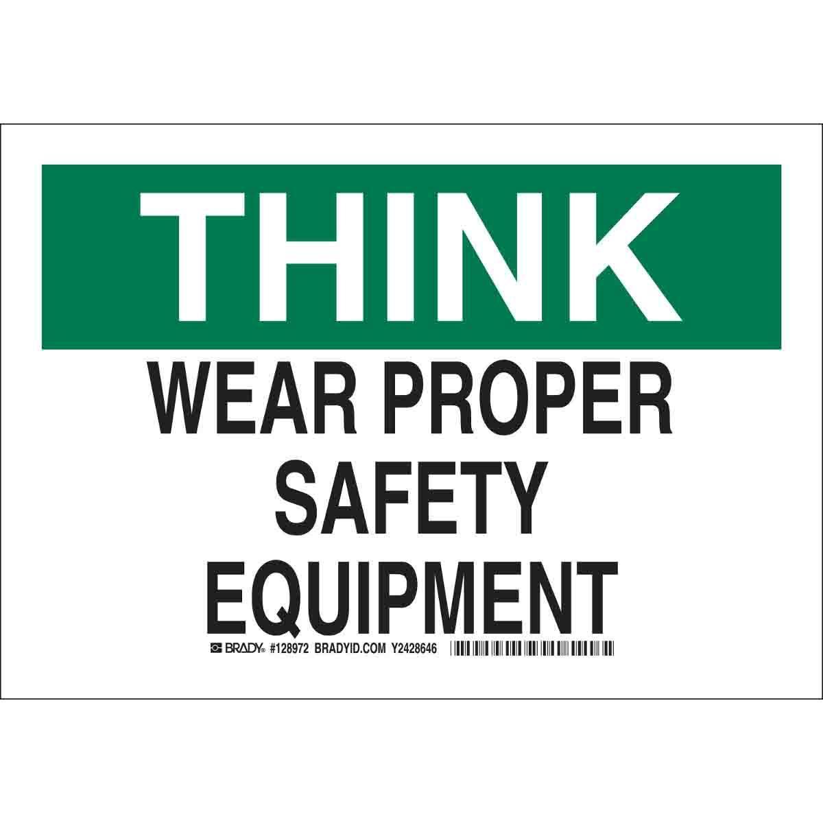 Brady® 128975 Accident Prevention Signs