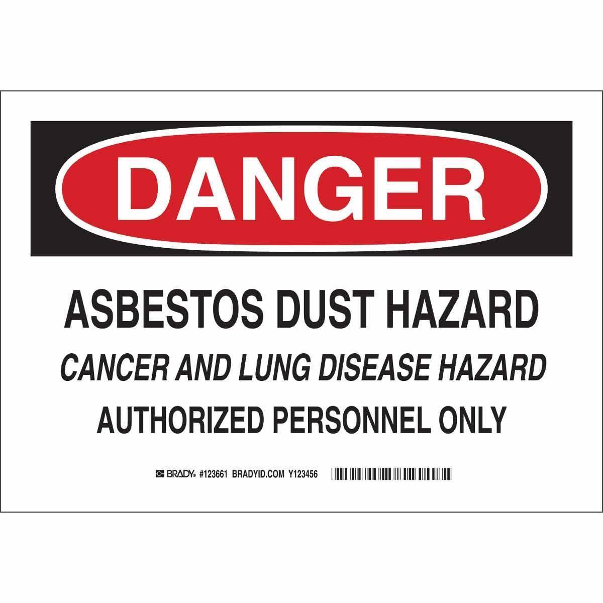 Brady® 123662 Chemical & Hazardous Material Signs