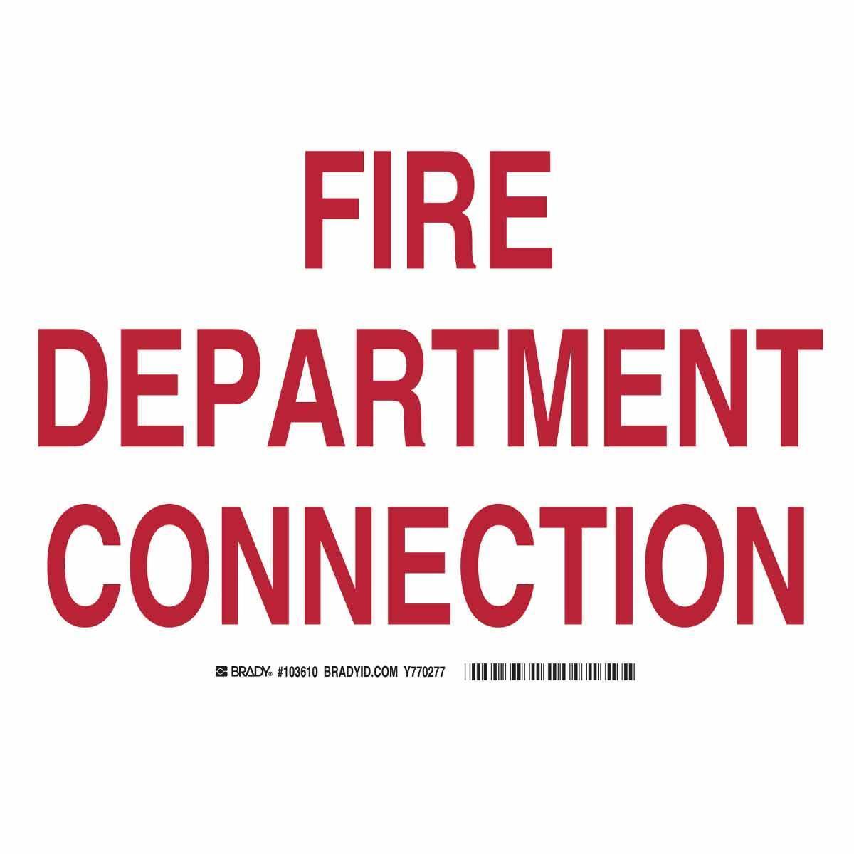 Brady® 103610 Fire, Emergency, Exit & First Aid Signs