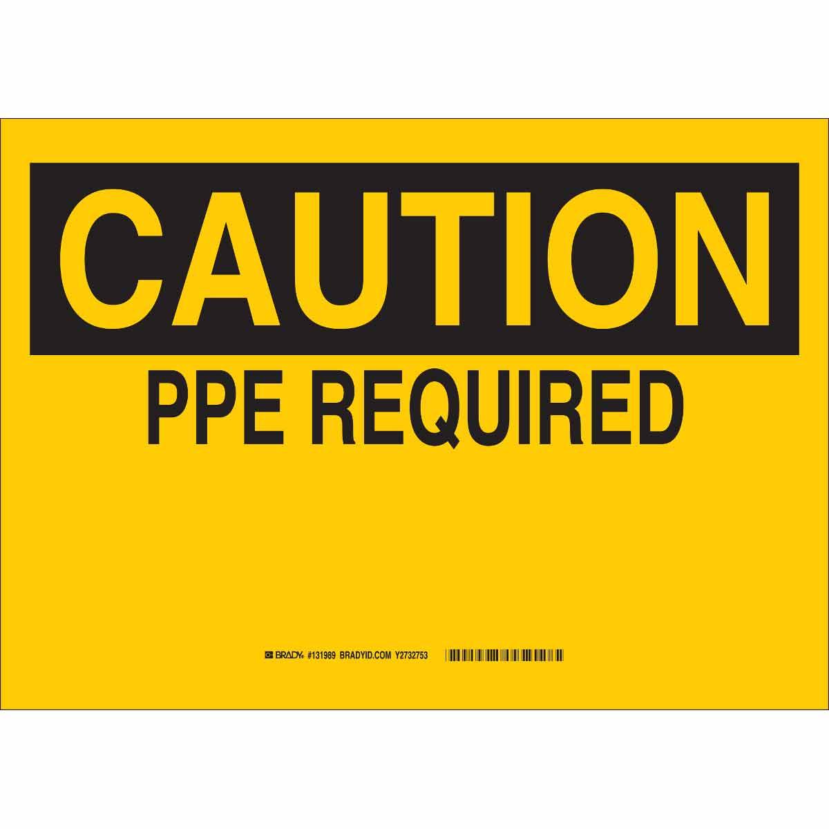 Brady® 131987 Accident Prevention Signs