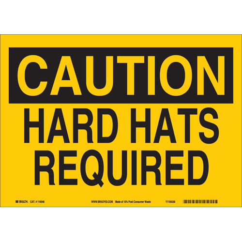 Brady® 116046 Accident Prevention Signs