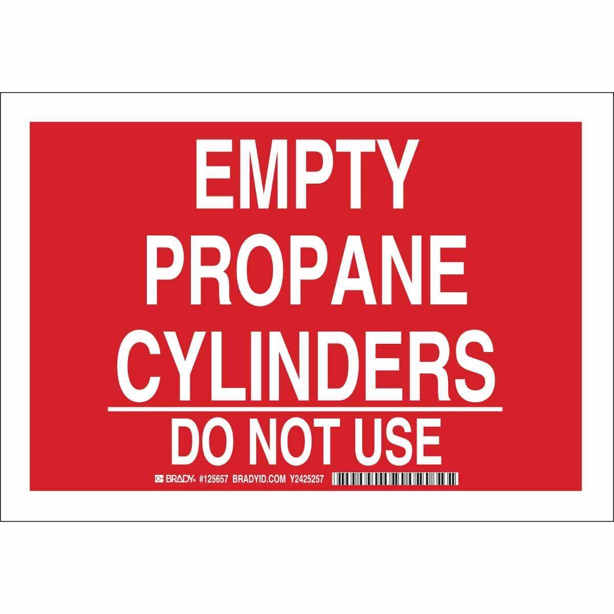 Brady® 125657 Chemical & Hazardous Material Signs