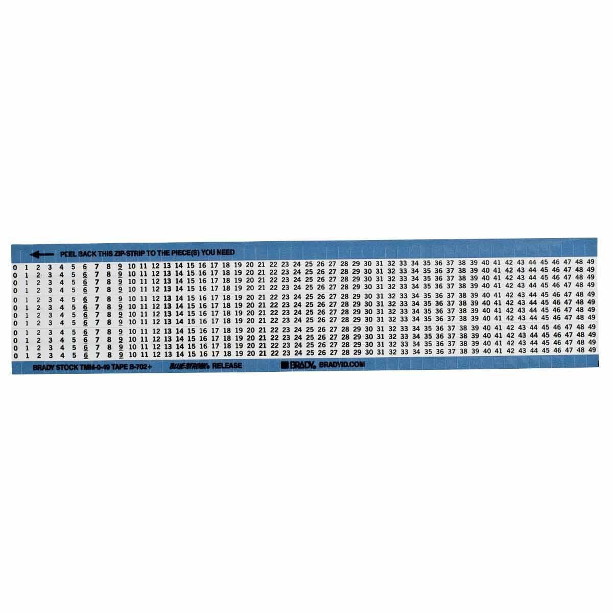 Brady® TMM-0-49-PK Wire Marker Cards