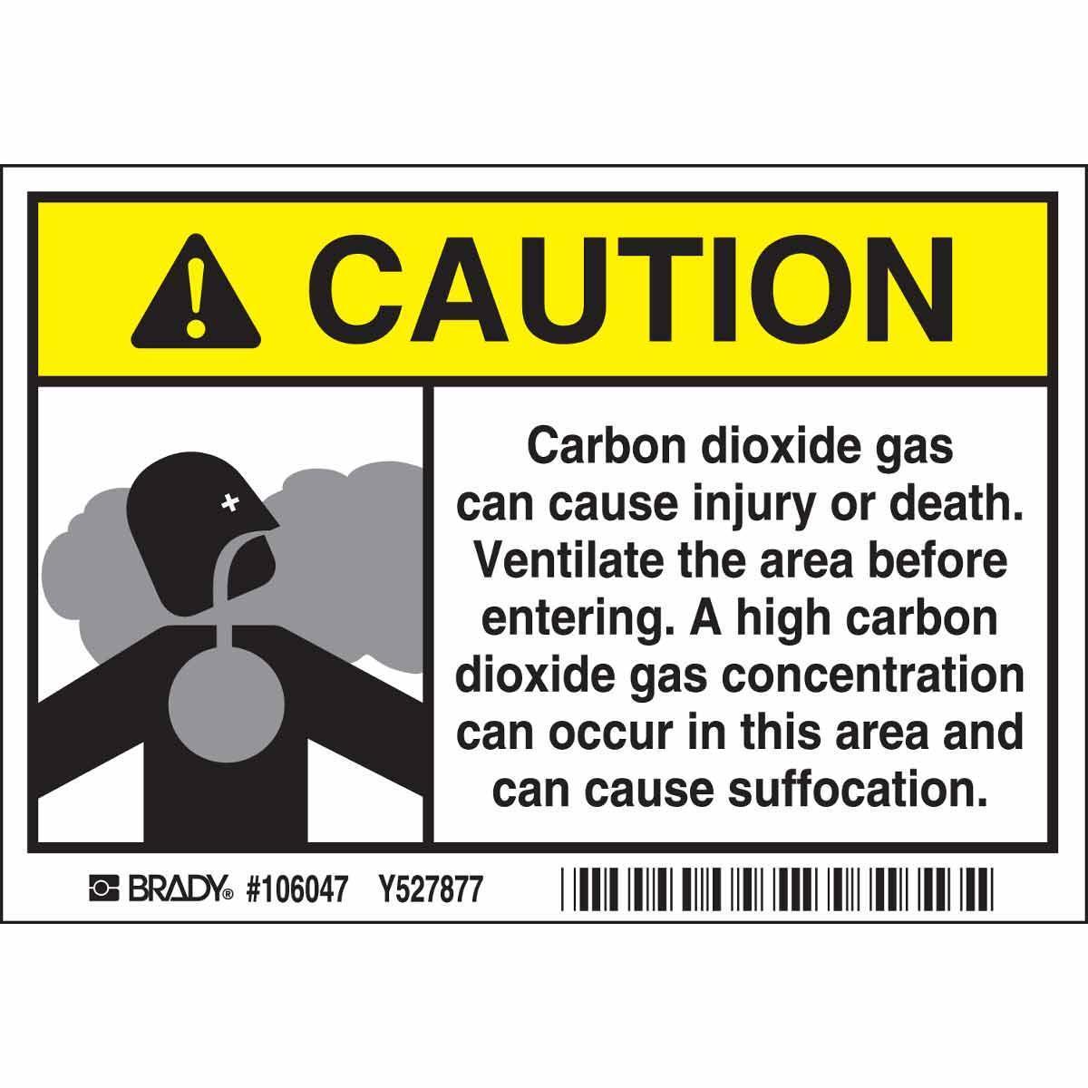 Brady® 106047 Chemical & Hazardous Material Signs