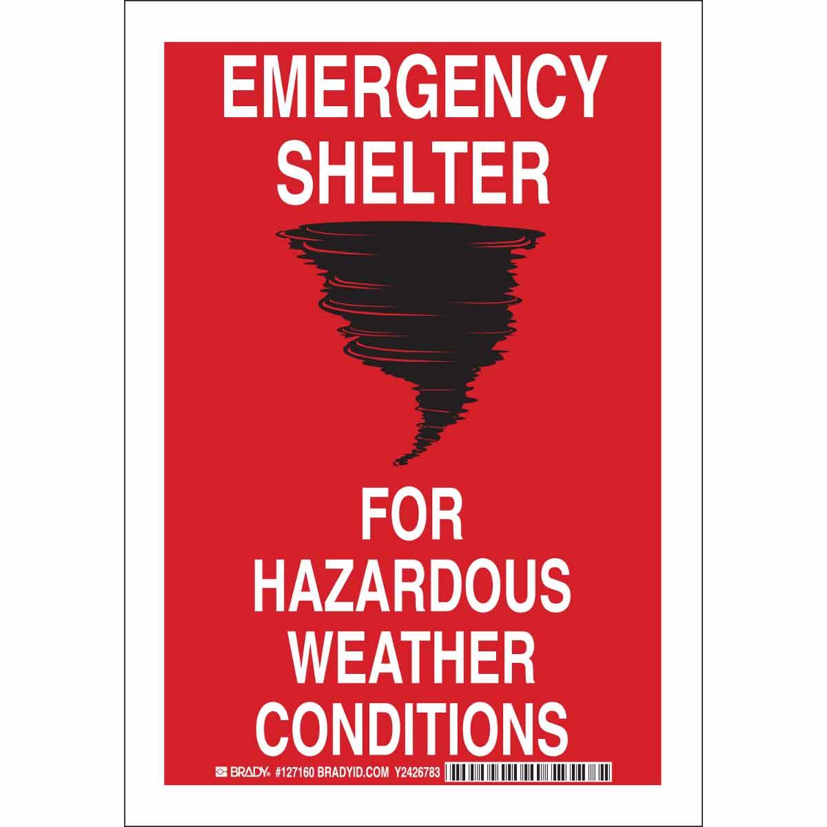 Brady® 127161 Fire, Emergency, Exit & First Aid Signs