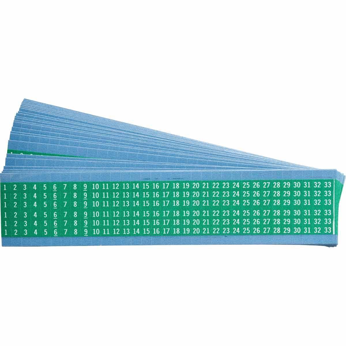 Brady® WM-1-33-GR-PK Wire Marker Cards