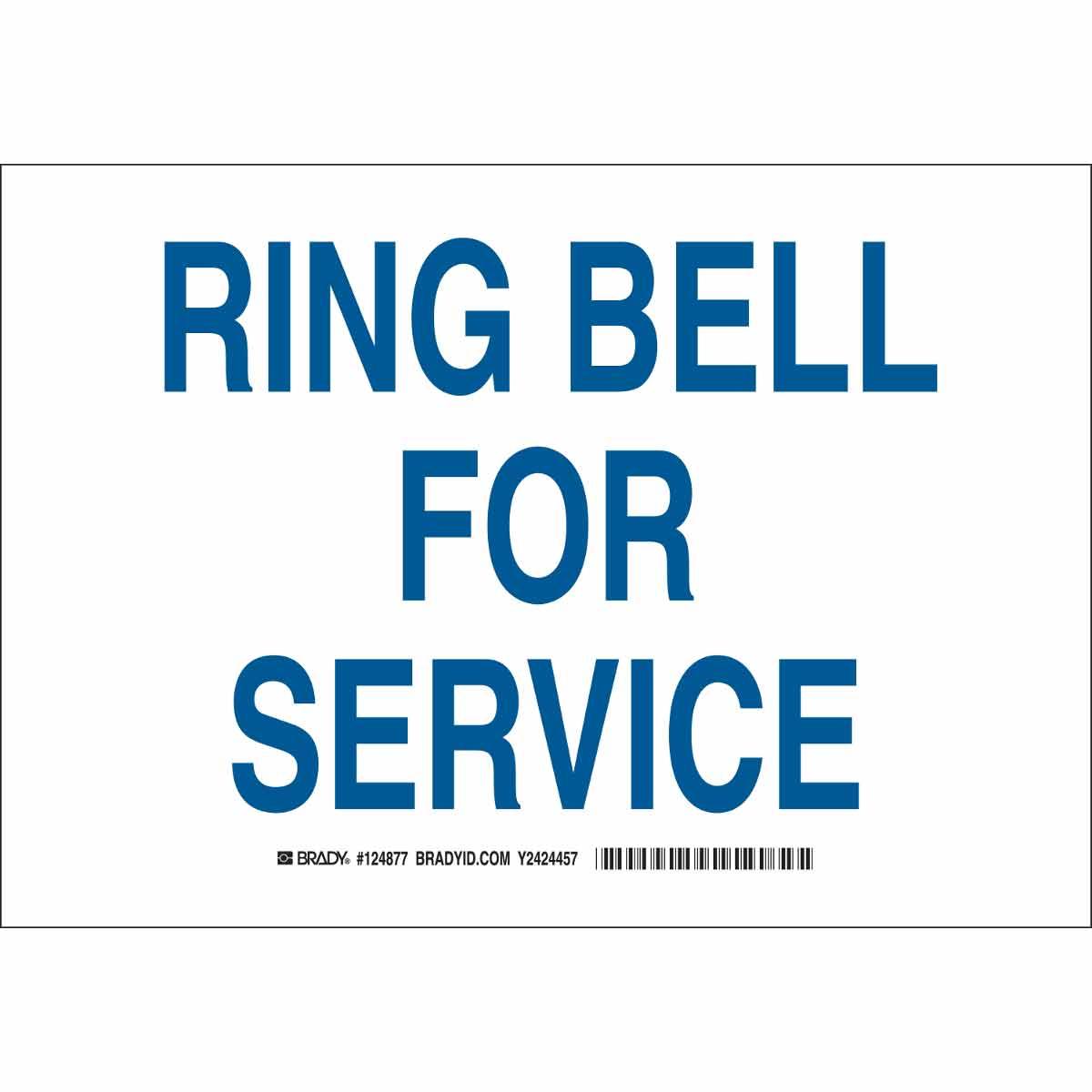 Brady® 124875 Access & Security Signs